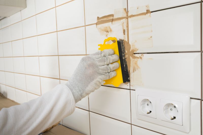 Regrouting Tools in Use